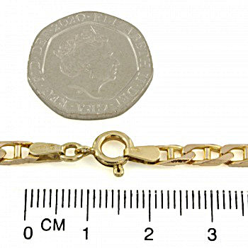 9ct gold 12.4g 16 inch marine Chain